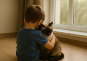 Having pets in early childhood may influence children's emotional development