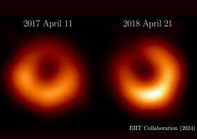 Noves imatges del forat negre de M87 mostren la persist�ncia de la seua ombra central i del seu anell de llum